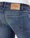 Jean Súper Slim- Rider Azul Francés Medio Talla 32/32 Chevignon