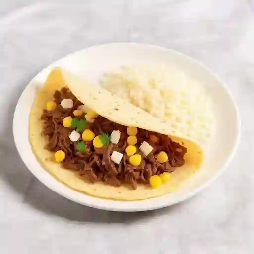 Arepa de Carne y Maíz