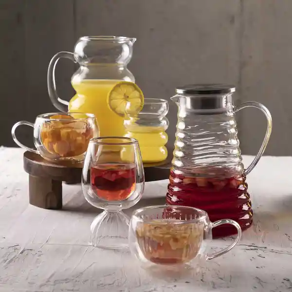 Jarra de Vidrio Aros 1700 mL Ambiente Gourmet