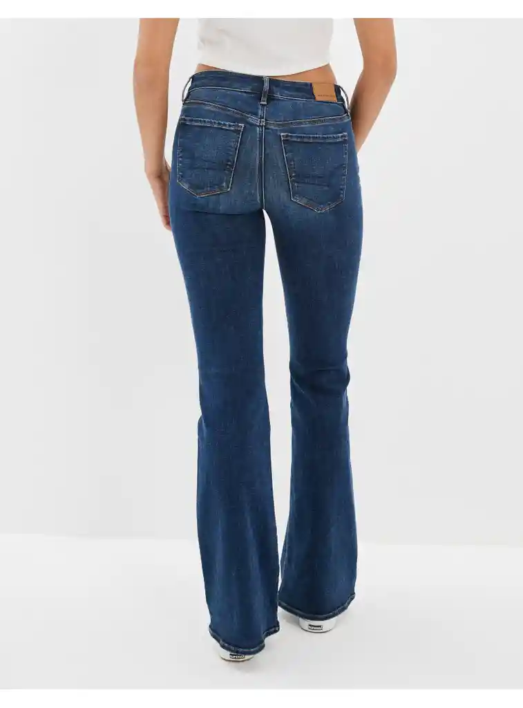 Jean Flare Azul Talla 10 Regular Mujer American Eagle