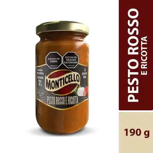 Monticello Salsa Pesto y Ricotta