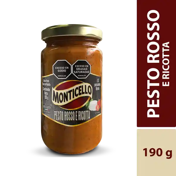 Monticello Salsa Pesto y Ricotta