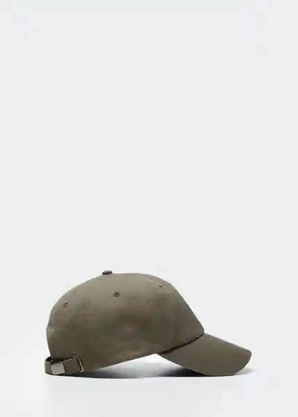 Gorra Grafic Khaki Talla 99 Hombre Mango