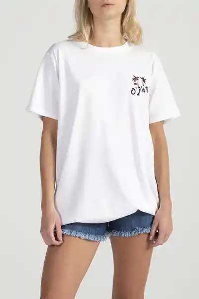 ONeill Camiseta Oversized Classic Girl Blanco Talla M