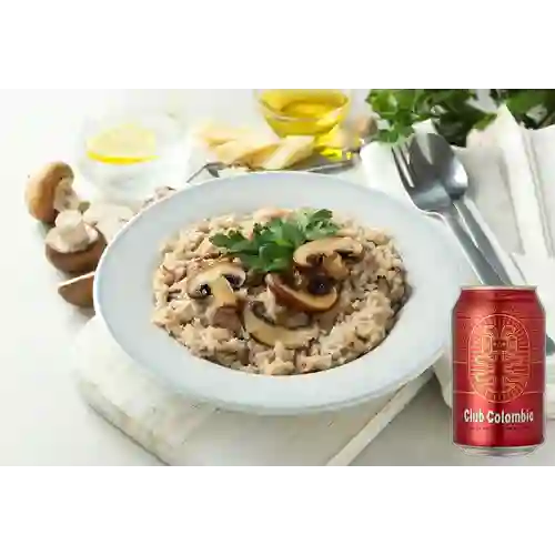 Combo Rissoto de la Casa + Club Colombia Roja 355 ml