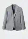 Blazer Americana Verner Gris Talla 50 Hombre Mango