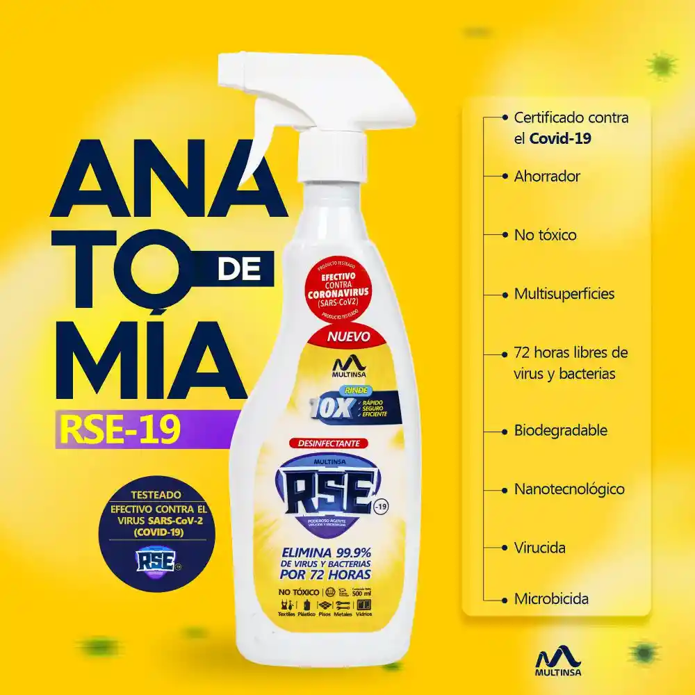 MULTINSA desinfectante rse19