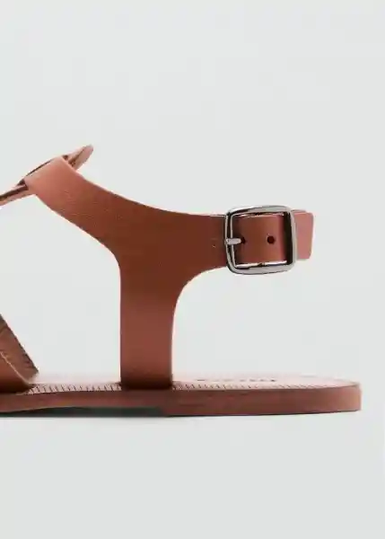 Sandalias Aura Cuero Talla 29 Niñas Mango