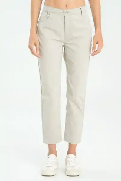 Pantalón Lhuna Color Gris Pastel Talla 8 Ragged