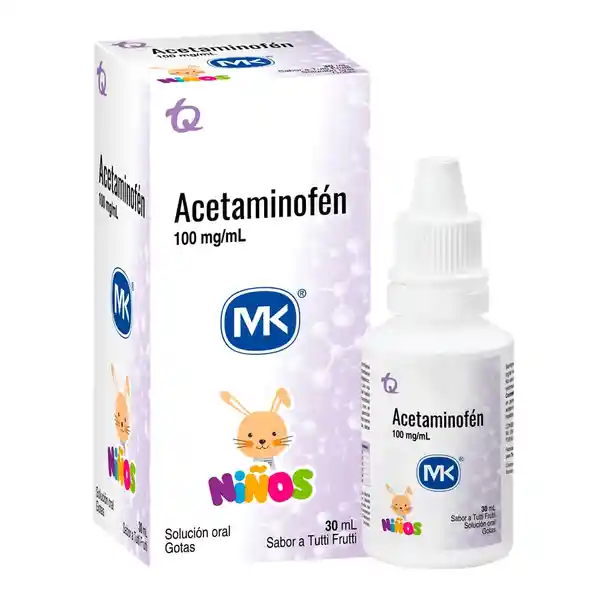 Mk Niños Acetaminofén (100 mg/mL)