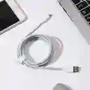 Lightning Cable De Carga Sync 3A Blanco 2M