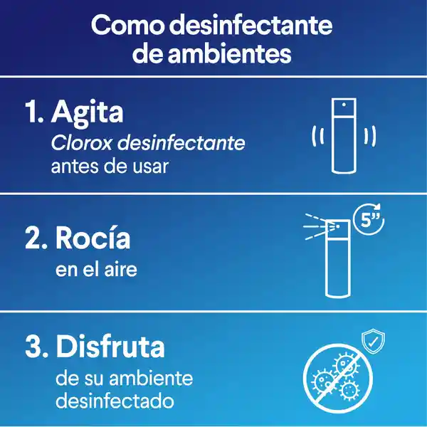 Clorox Desinfectante Aerosol Expert Fresco 235 mL