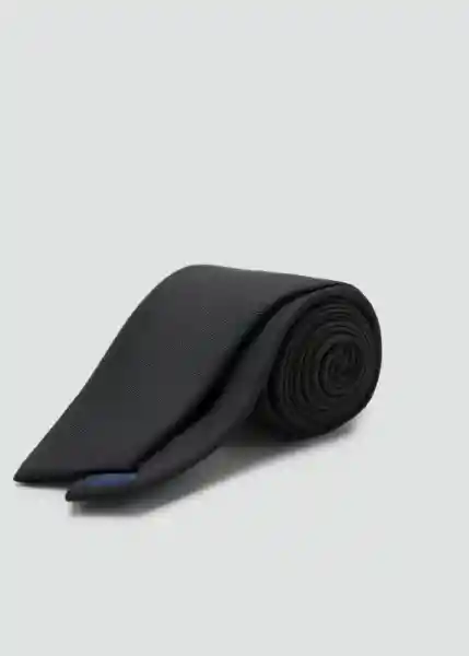 Corbata Basic6 Negro Talla 99 Hombre Mango