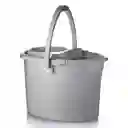 Estra Balde Escurridor Gris 12 L