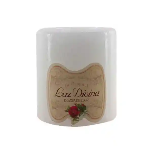 Luz Divina Vela en Agua de Rosas 