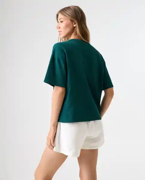 Camiseta Mujer Verde Talla S 602G002_VER195220 Americanino
