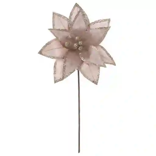 Flor Ponsetia Champana 12P 40 cm 831-Amx006-2472N Finlandek