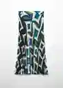 Falda Quanti Azul Talla XS Mujer Mango