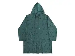 Abrigo Impermeable Para Mujer Verde Casaideas