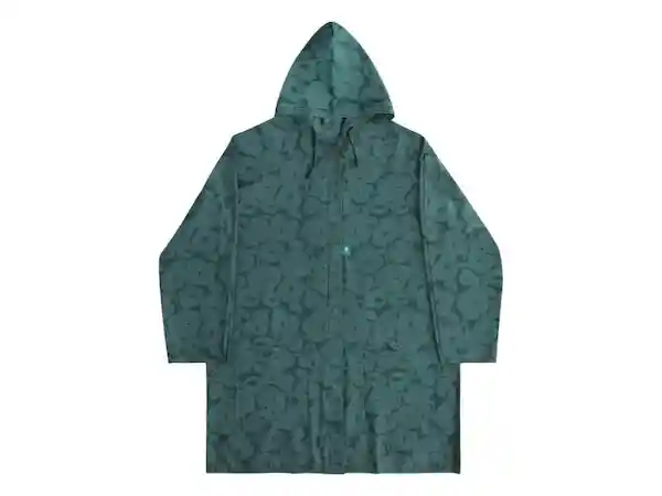 Abrigo Impermeable Para Mujer Verde Casaideas
