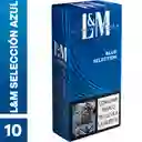L&M Selección Azul x 10 Cigarrillos