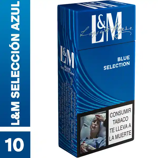 L&M Selección Azul x 10 Cigarrillos