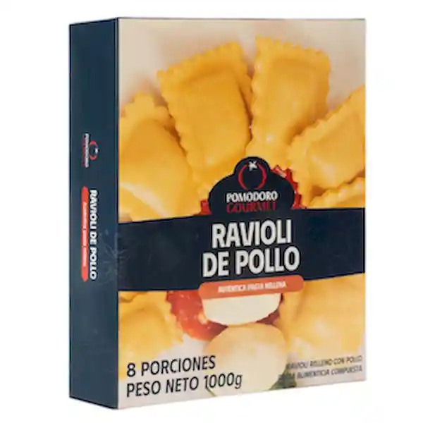 Pomodoro Gourmet Ravioli Rellenos de Pollo