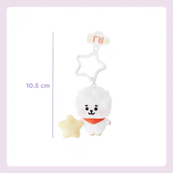 Llavero Luminoso Led  Baby rj Serie Bt21 Miniso