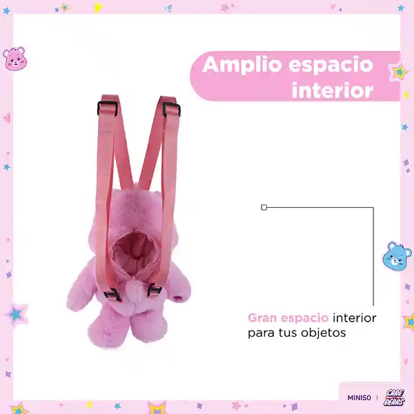Maleta Cheer Bear Serie Care Bears Rosa Miniso