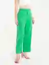 Pantalón Diez Mujer Verde Antioquia Oscuro Talla 6 Naf Naf