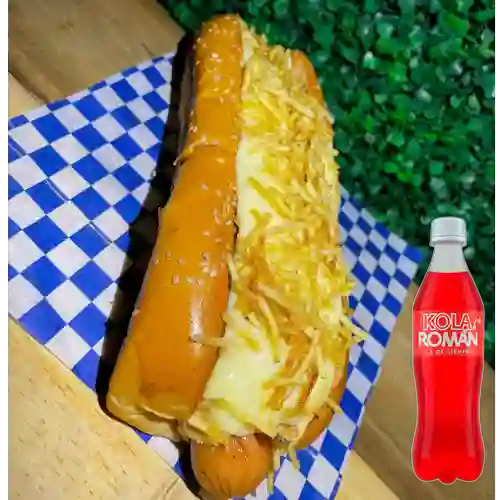 Combo Hot Dog Clásico + Kola Roman 300 ml