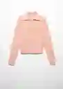 Buzo Jersey Palau Rosa Pastel Talla M Mujer Mango