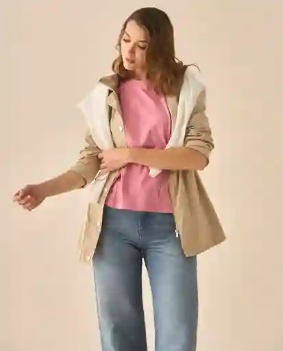 Camiseta Rosa Silvestre Medio Talla L 603G011 Esprit