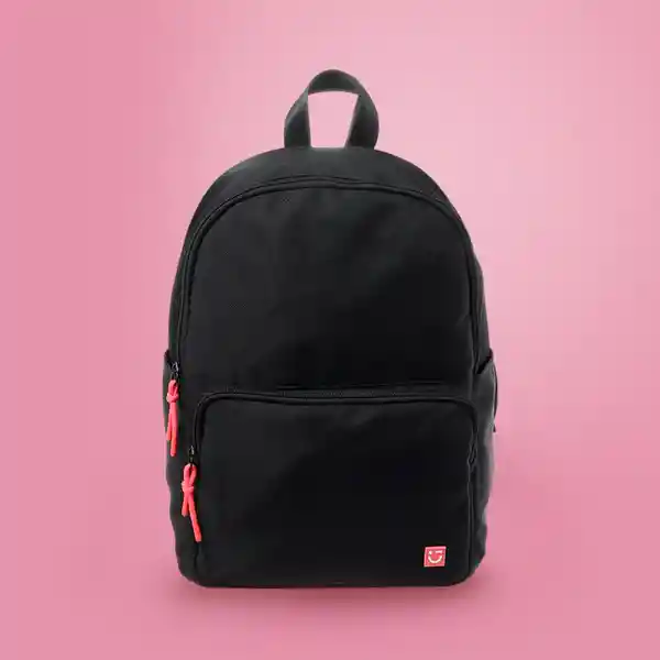 Maleta Deportiva Con Bolsillo al Frente Negro Miniso