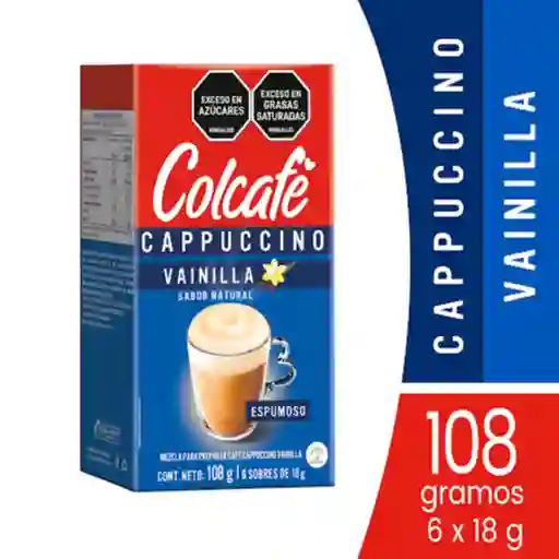 Cappuccino Colcafé vainilla x 6 sobres