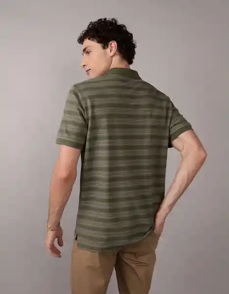 Camiseta Polo Hombre Verde Talla: X-LARGE 4183300 American Eagle