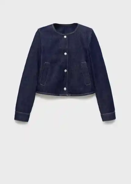 Chaqueta Cazadora Peppa Tejano Soft Talla M Mujer Mango