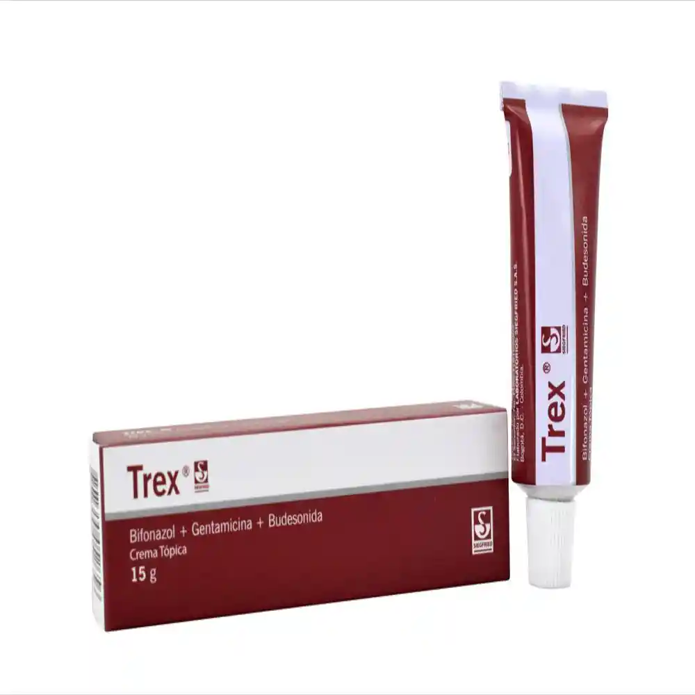 Trex Bifonazol/Gentamicina /Budesonida Crema Tópica
