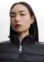 Abrigo Anorak Blandi Negro Talla 18 Mujer Mango