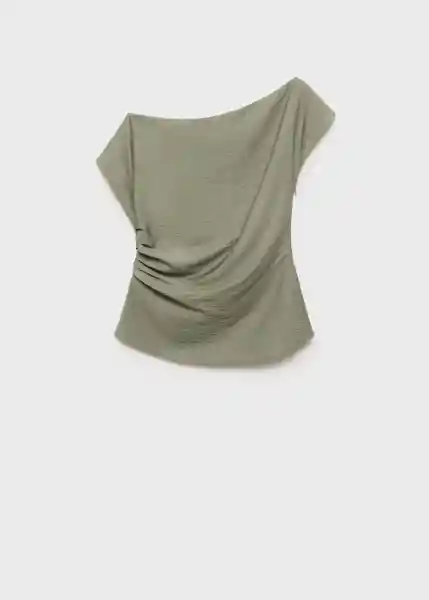 Blusa Manta Agua Talla XS Mujer Mango