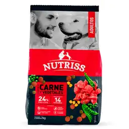 Nutriss Alimento para Perro Adulto Sabor a Carne y Vegetales