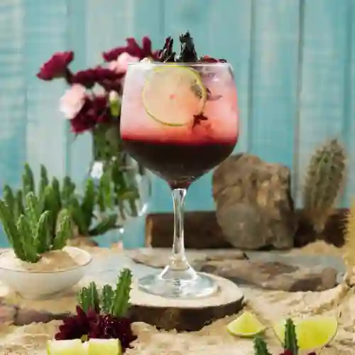Soda de Flor de Jamaica
