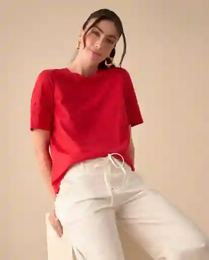 Camiseta Rojo Granada Oscuro Talla Talla XL 601G015 Esprit