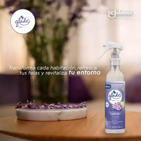 Glade Aromatizante de Ambiente y Telas Mood Collection 230 mL