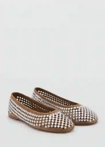 Zapatos Cassis Beige Talla 37 Mujer Mango