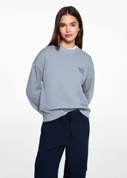 Sudadera Music Celeste Talla 21 Teen Niñas Mango