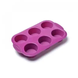 moldes de Silicóna para muffin 30 cm x 18 cm x 3.8 cm 6 u