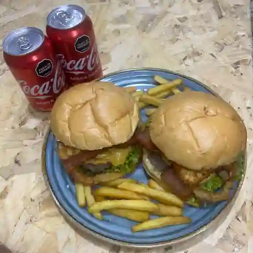 Combo Burger Delicious para 2