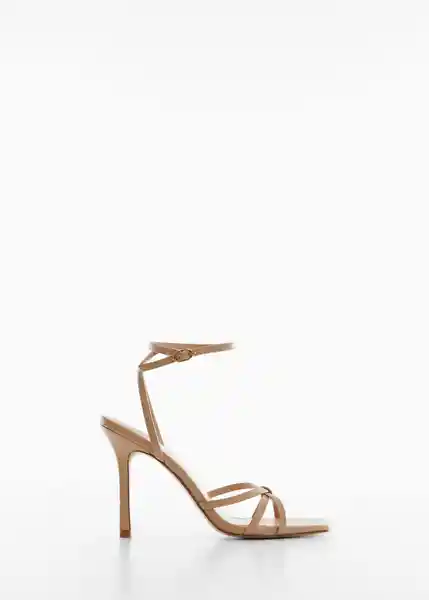 Sandalias Zas 1 Nude Talla 40 Mujer Mango