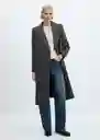 Abrigo Eye Gris Talla S Mujer Mango